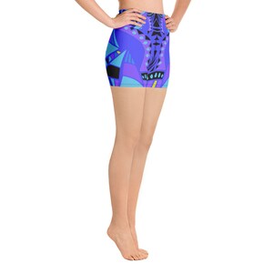 African Geometric Print Shorts Shorts High waist biker shorts Comfy shorts Women's shorts Colorful shorts Gym clothing image 3