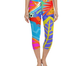 Spring Break Capri Leggings