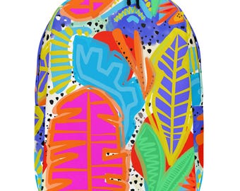 Vibrant Abstract Art Backpack