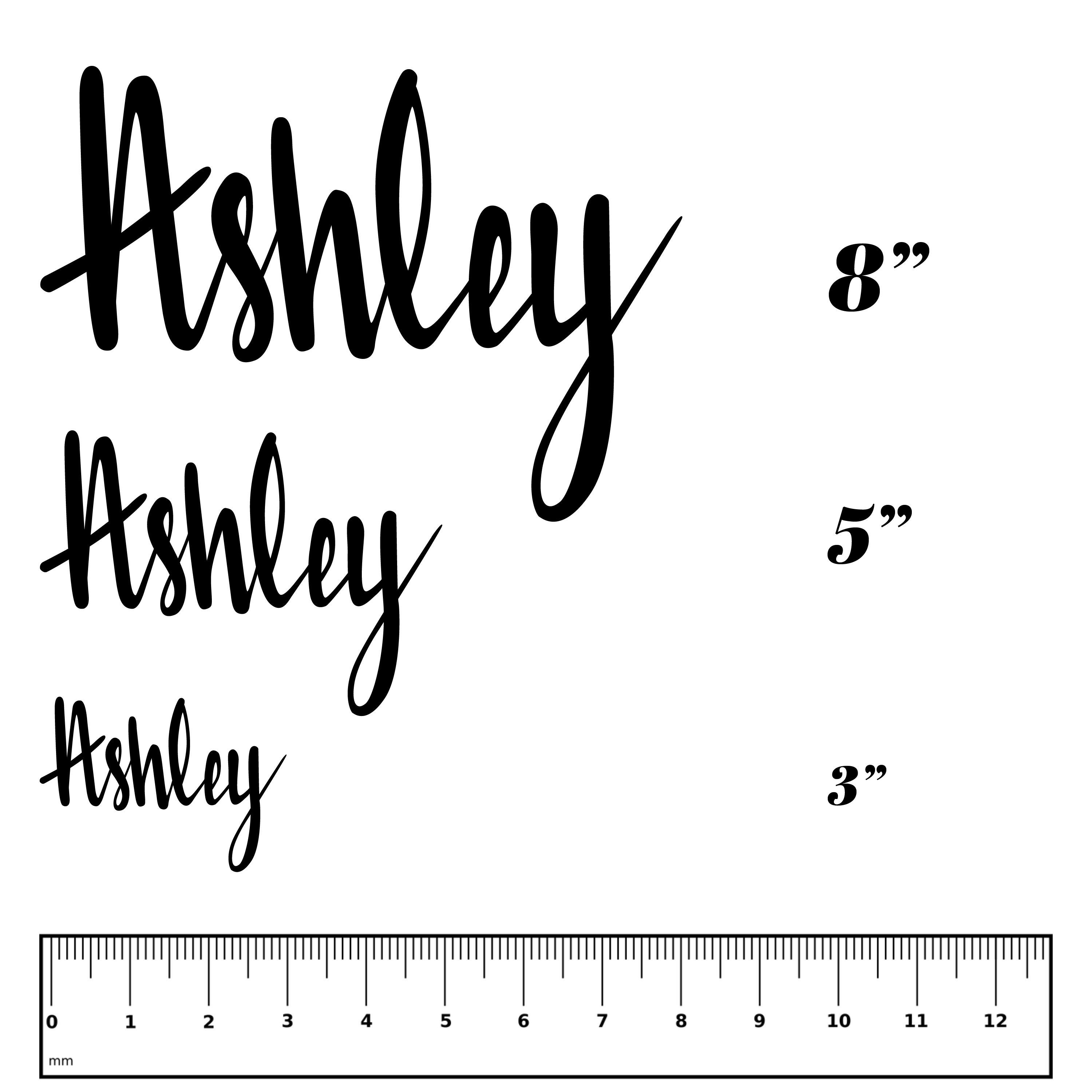Cursive name printable