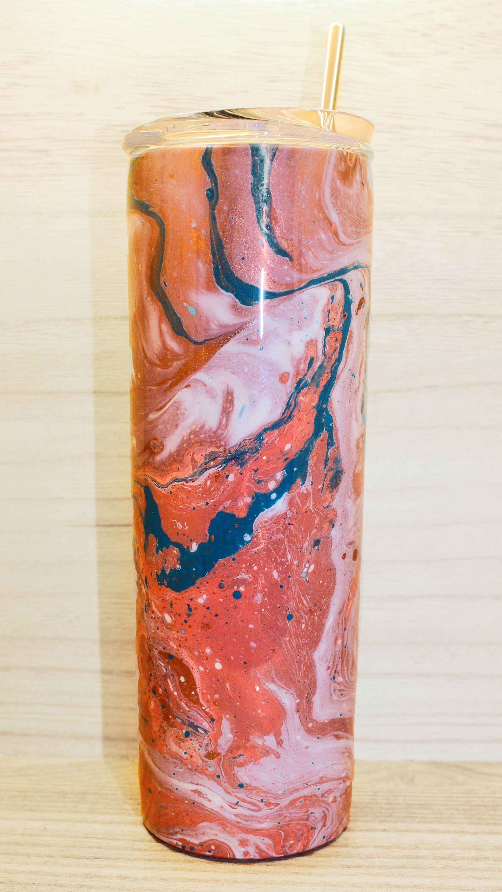 CUSTOM Thermos cup Marble Hydrodip. Personalized Cup Etsy