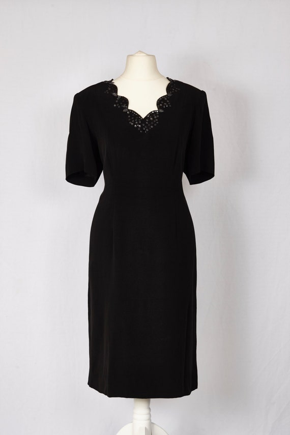 1960s black dress