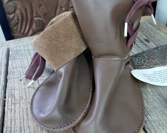Children's handmade leather boots, Style 500, sizes 7 through 12.