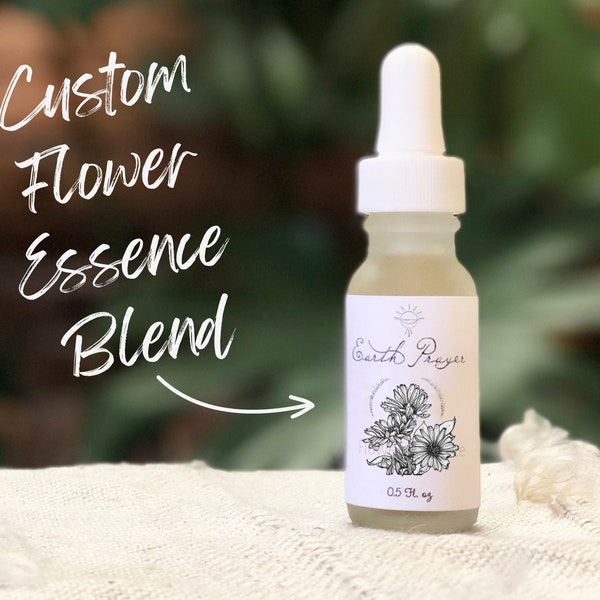 Flower Essence Consultation, Custom Flower Essence Blend, Personalized Essence Formula Just for You!