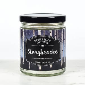 Storybrooke | Once Upon a Time Scented Vegan Soy Candle | Fairytale Gift, Evil Queen Gift, Fangirl Gift |