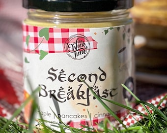 Second Breakfast Candle, Halfling Inspired - Cozy Bookshelf Decor, Book Lover Gift, Fantasy Reader Candle, Pancakes Scent