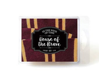 House of the Brave | Wizard Soy Vegan Wax Tart Melts | Bookish Candle, Literary Candle, Book Lover Gift, Christmas Gift, Stocking Stuffer