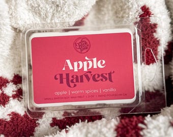 Apple Harvest Wax Melt - Autumn Apple & Spiced Orange Peel Soy Tarts
