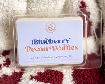Blueberry Pecan Waffles Wax Melt - Fresh Blueberries & Warm Maple Syrup Soy Tarts