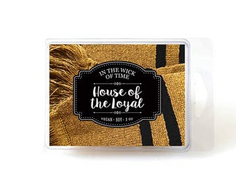 House of the Loyal | Wizard Soy Vegan Wax Tart Melts | Bookish Candle, Literary Candle, Book Lover Gift, Christmas Gift