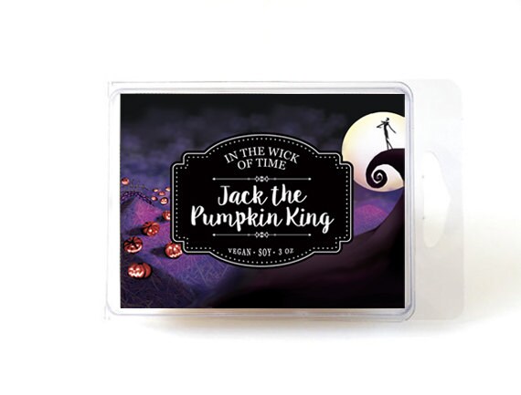 Jack the Pumpkin King | Nightmare Before Christmas Soy Vegan Wax Tart…