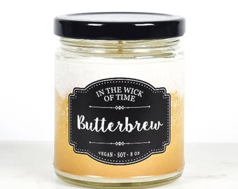 Butterbrew | Butterscotch Wizard Scented Vegan Soy Candle |