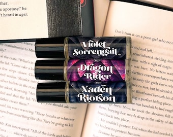 Fourth Wing Bookish Perfume Oils | Fantasy Romance Gift, Fangirl, Gift |