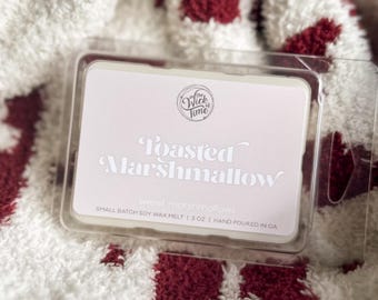 Toasted Marshmallow Wax Melt - Sweet Gooey Roasted Sugar Soy Tarts