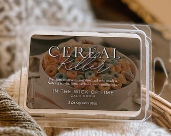 Cereal Killer Fall Wax Melts - Fruity Cereal and Vanilla Sugar Soy Tarts