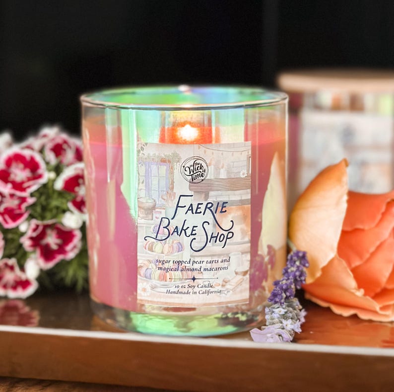 Faerie Bake Shop Fairycore Candle, Cozy Fantasy Bookish Soy Candle image 5