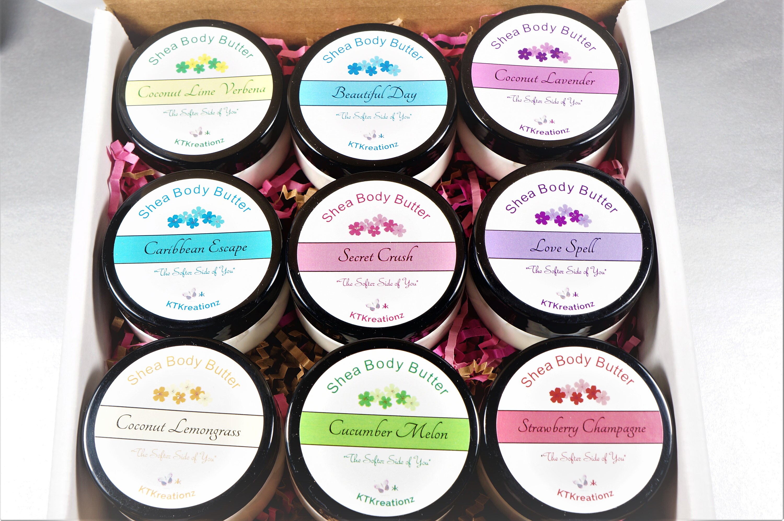 9 Shea Body Butters. 2oz Variety Pack Etsy