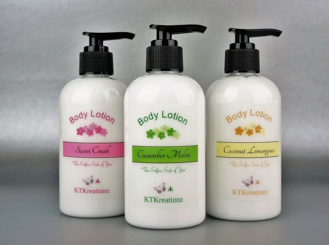 8oz Body Lotion W/ Pump Etsy