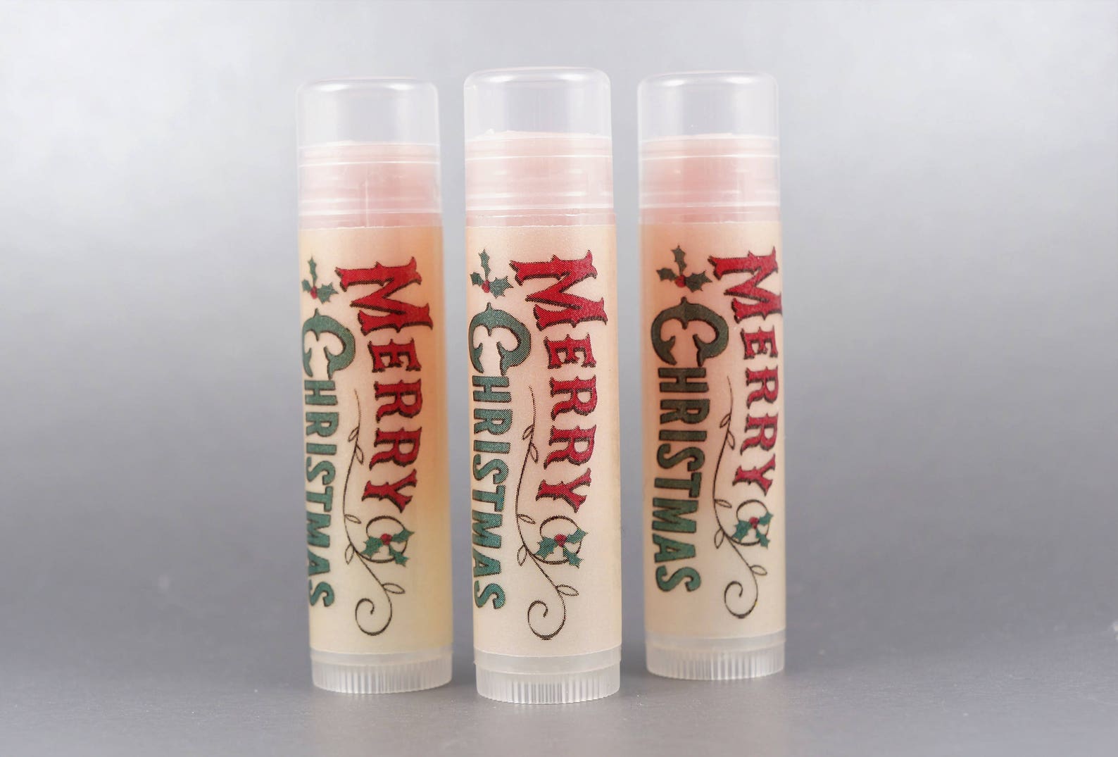 Personalized. Merry Christmas. Lip Balm Etsy