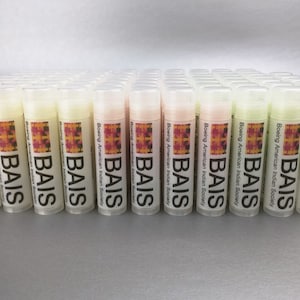 Your company, business, team logo. 24 Lip Balms