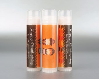 Personalized. Thanksgiving. Lip Balm