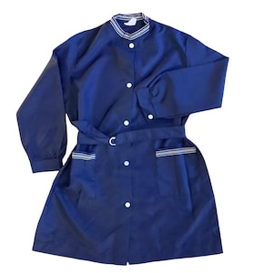 Blouse nylon bleu marine top