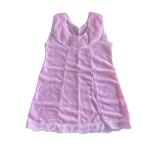 1960&#39;s Light Pink Petticoat  Dress  / 18-24 Months