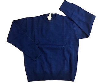 Vintage 1970's Navy Jumper 8-10 Years