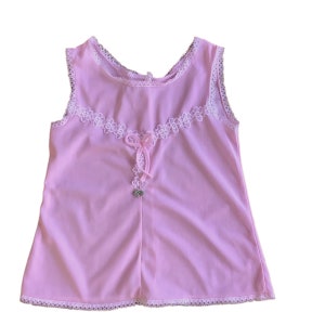 Vintage 60&#39;s Pink  Petticoat Dress 9-12M