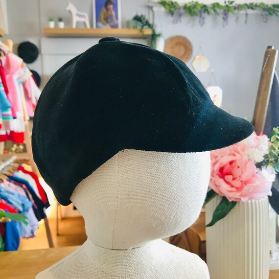 Vintage 1970s Black Velvet Cap French Made From Baby to 8 | Etsy UK