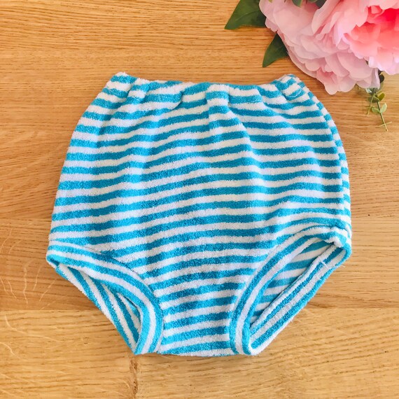 Striped Terry Towel Brief / Pants 