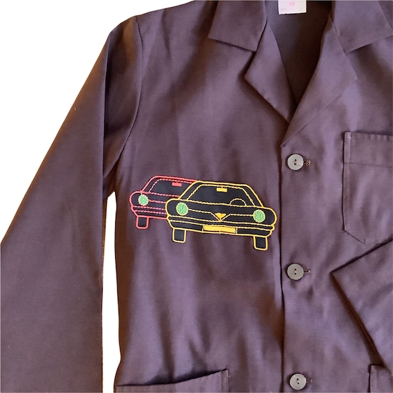 recorder erts herwinnen Vintage 1960s Brown cars Shirt / Blouse 10-12Y - Etsy Canada