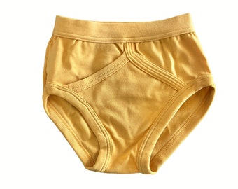 Vintage 70's  Yellow Brief  / Pants / Underwear 2-4Y