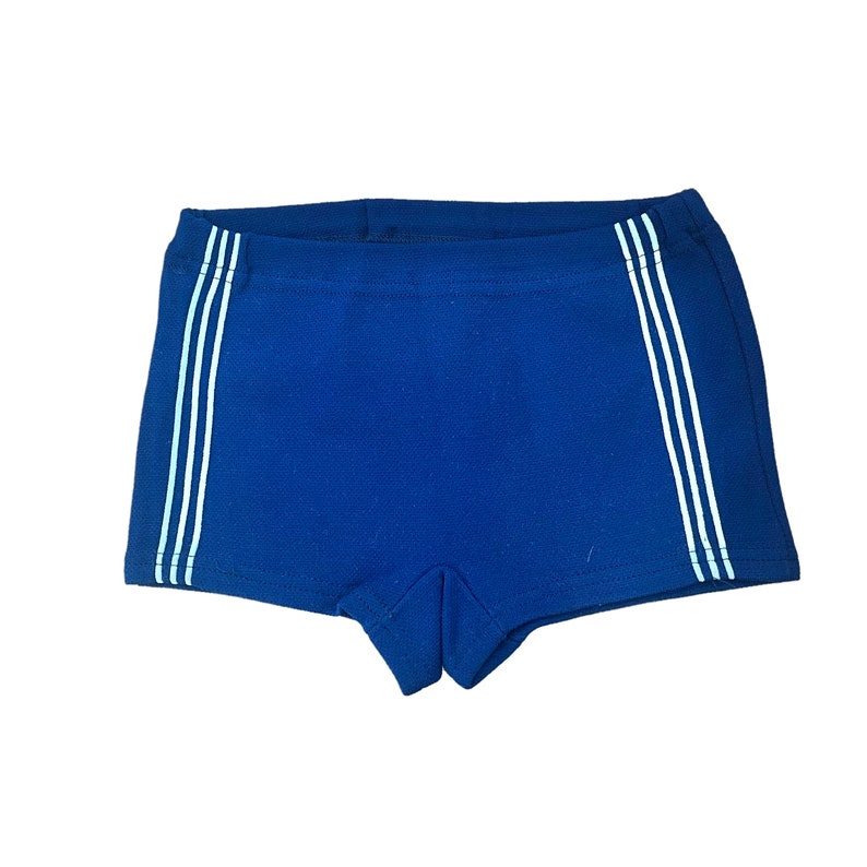 70's Navy Swimsuit Trunk 3-4Y image 1