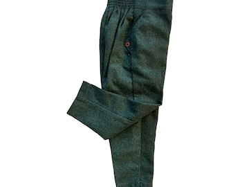 1970's Green Wool Trousers / 2-3Y