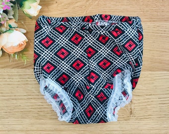 60's Baby Printed Brief / Pants / Underwear British Made 12-18M