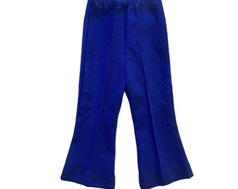 1960s Navy Flare Trousers /  18-24M