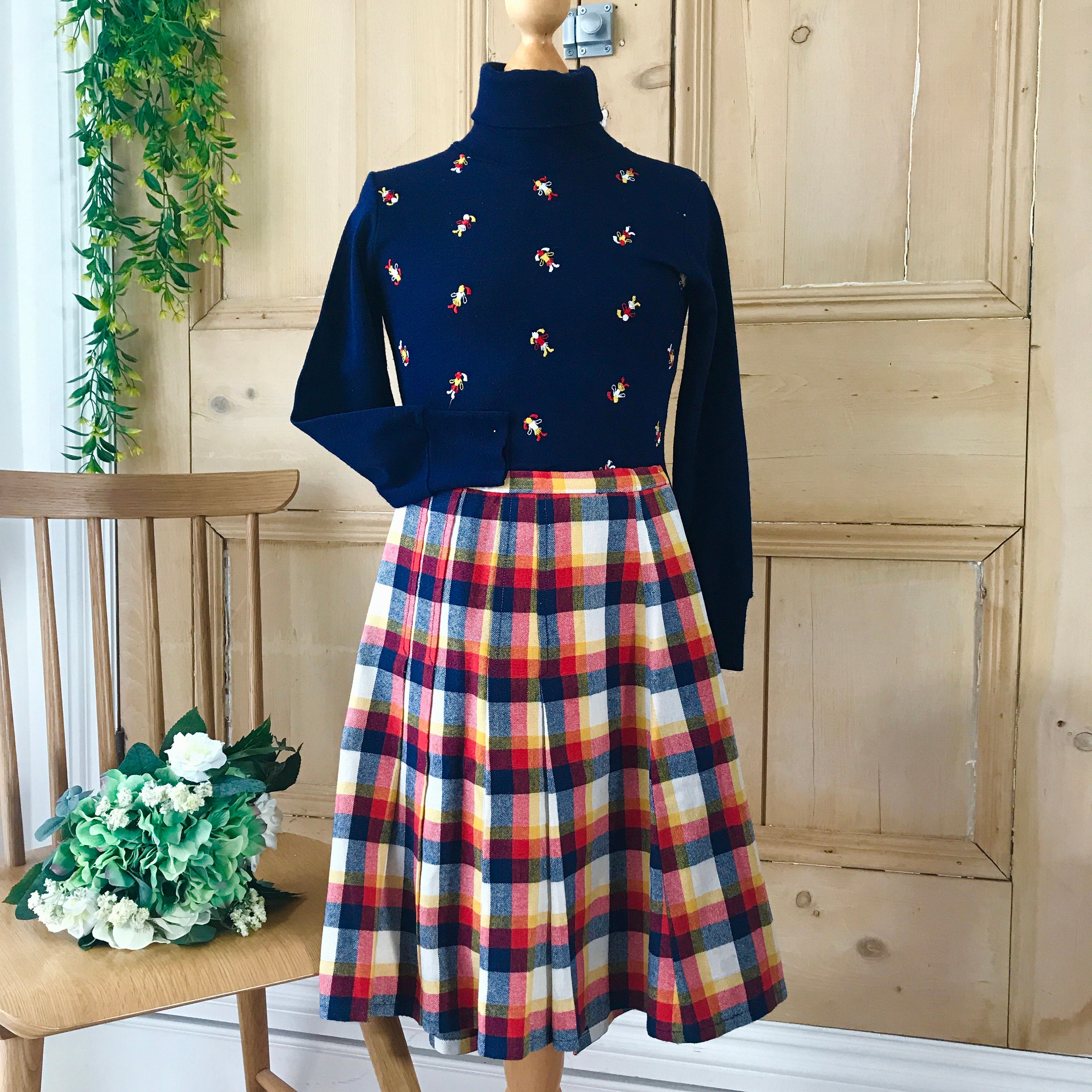 Pleated Skirt French 