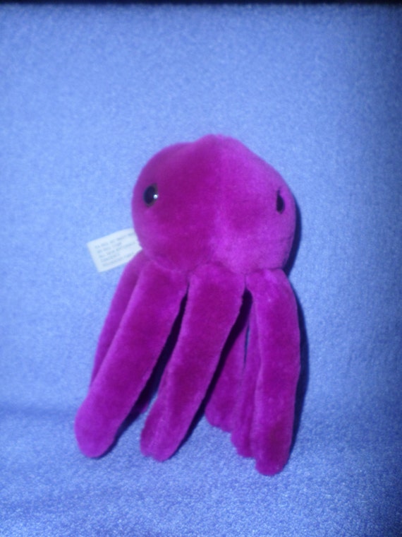 purple octopus plush