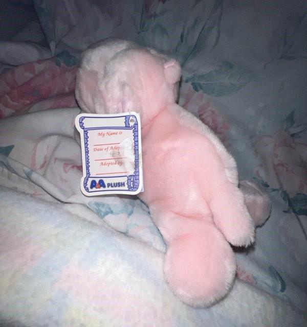 Vintage A&A Hippo Plush Flopsies Aurora Older Version Mini  display picture 1
