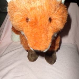 Mary Engelbreit Fox plush ME Love by Hallmark 1992 red fox white brown 10&quot; to 13&quot;