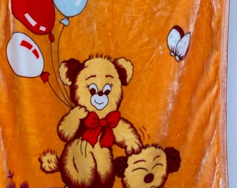 Baby blanket with balloons sale