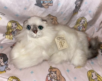 最終価格ヴィンテージ　猫　ぬいぐるみ Ganz Cozy Cat Collection ヴィンテージ猫ぬいぐるみ 1993年 リアルな