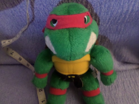 TMNT TEENAGE MUTANT NINJA TURTLES PLUSH SOFT TOY LEONARDO 1989 PLAYMATES