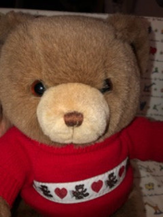 Christmas 2022 Plush Bears Belks Vintage Gund Tender Teddy Plush Bear 12 Sweater Bears | Etsy Australia