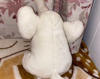 ヴィンテージ Play By Play 象のぬいぐるみ ホワイト ブラウンの足