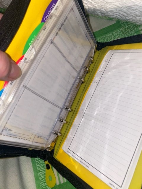 スピッツ Notebook Calendar 2002 Vintage Mead Planner Brights Yellow Black New 2002 2003 Calendars