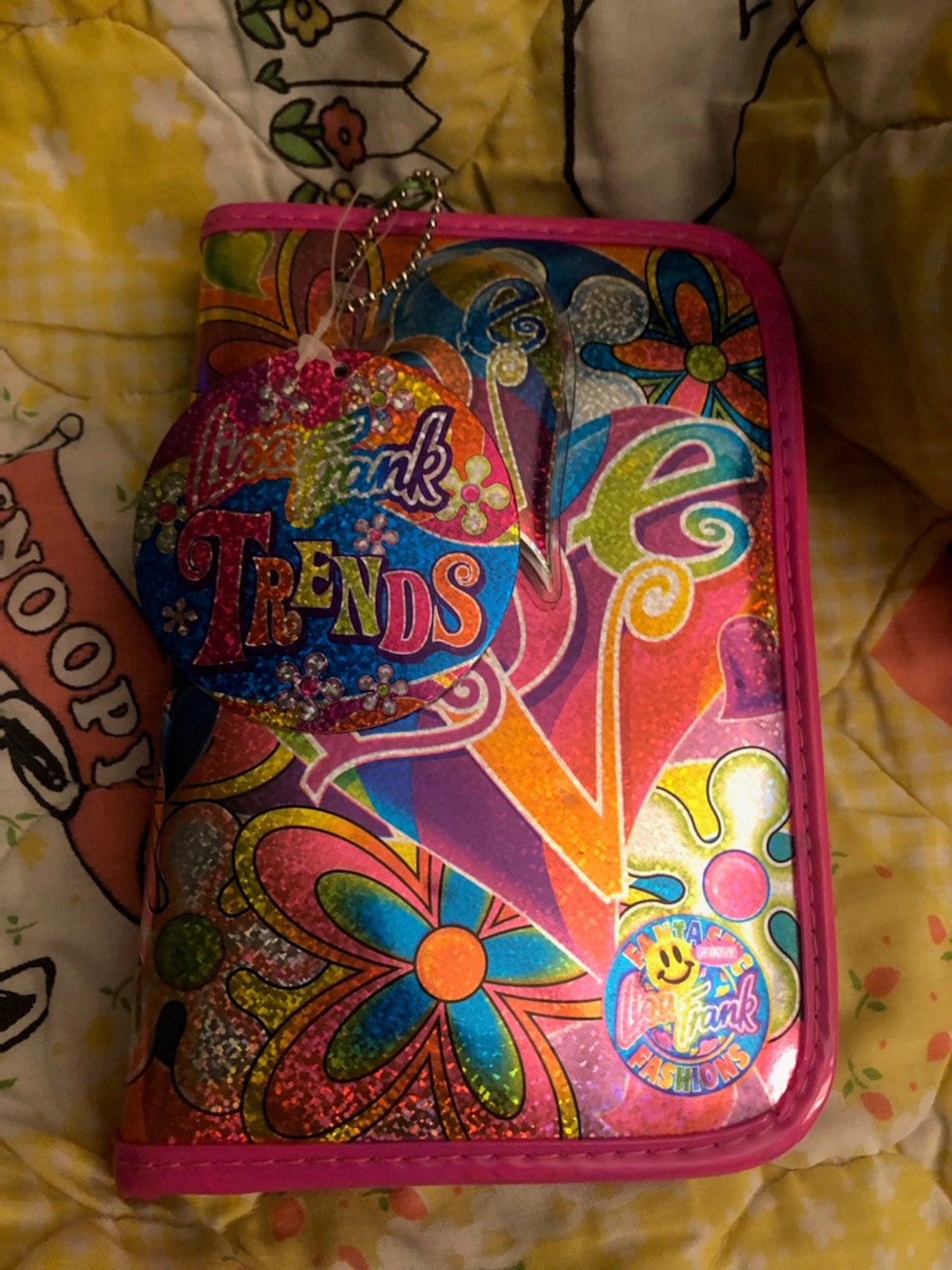 Vintage Lisa Frank Planner Love Flowers Fashion Psychedelic Etsy