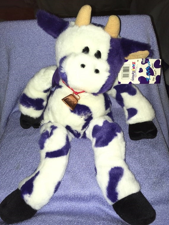 purple cow stuffed animal