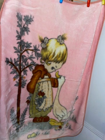 Precious moments pink blanket sale